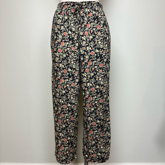 Vintage Floral Print Pants - Picture 2 of 10
